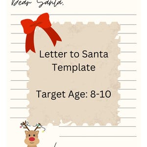 Carta divertida para o Papai Noel, de 8 a 10 anos