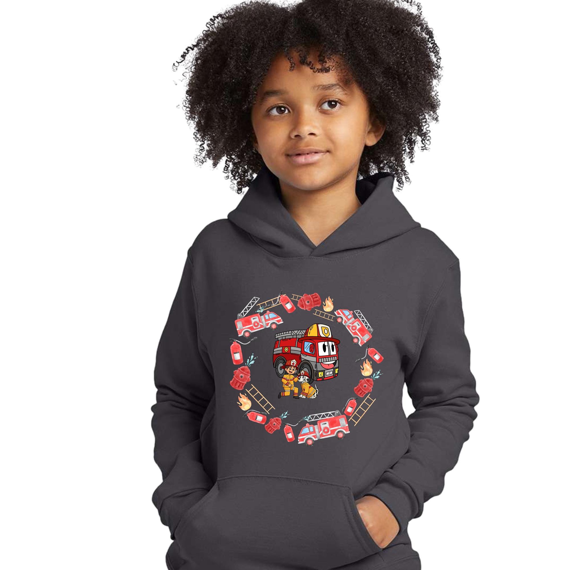 Generisch Sweat à Capuche Pour Adolescent Garçon Imprimé