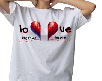 Coquette Valentine's Day T-Shirt: Love You Forever Graphic Tee