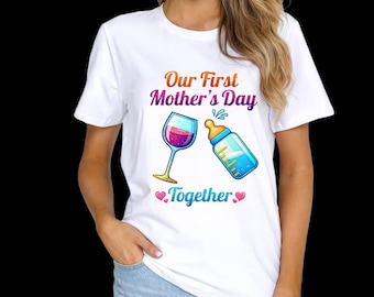 Mother’s Day T-Shirt, Amazing Loving Strong Happy Selfless Graceful Mom Shirt, Gift for Mom, Cute Pink Graphic Tee, Mother Gift Idea