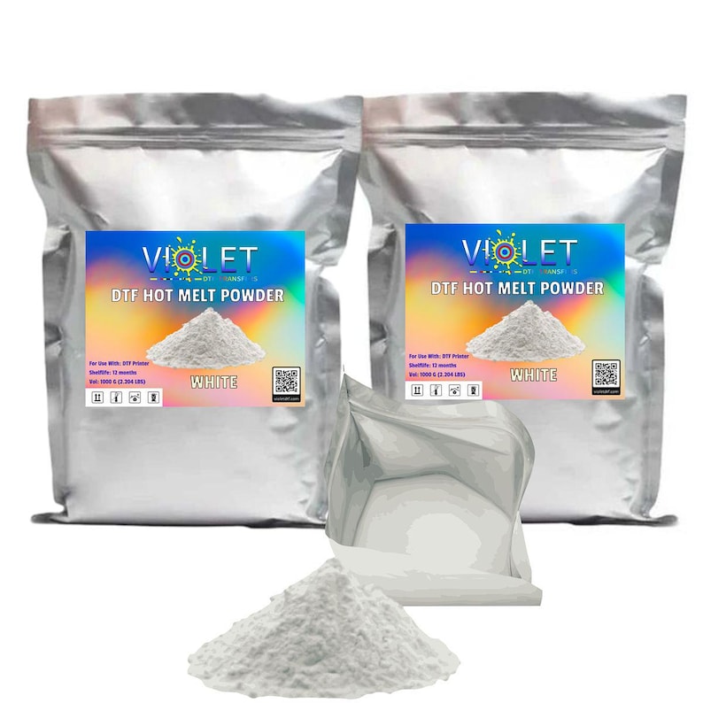 Premium DTF Powder, TPU Hot Melt Adhesive (1000g/2.2LBS) 2KG (2-Pack)