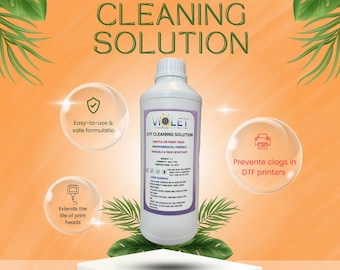 DTF Printhead Cleaning Solution: 1 Liter, Prevents Clogs