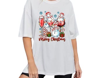 Christmas SANTA  T-Shirt: Holiday Graphic Tee
