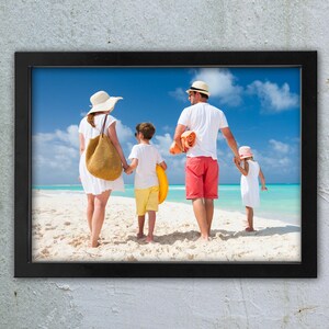 Custom Photo on Canvas: Family Photo Sign (12x16 inch)