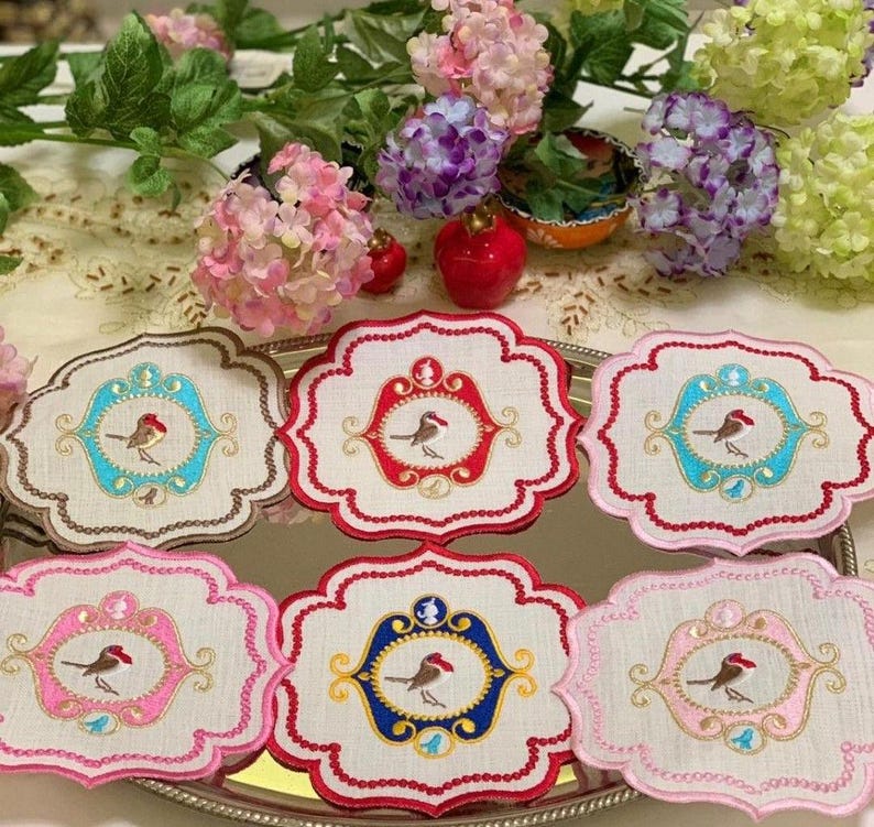 SOFISTIKEHOMEDECOR Linen Cocktail Napkins