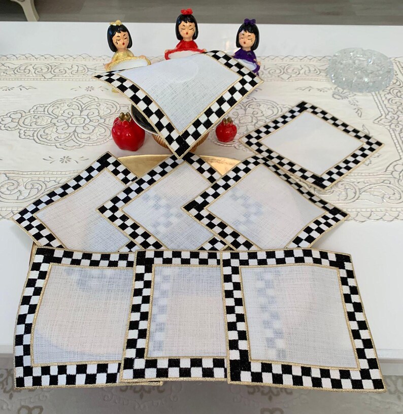 SOFISTIKEHOMEDECOR Cocktail Napkins - Thumbnail 3