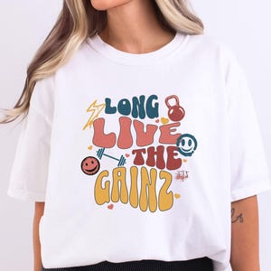 Long Live the Gainz Comfort Colors T-Shirt, Cute & Retro Gym Tee