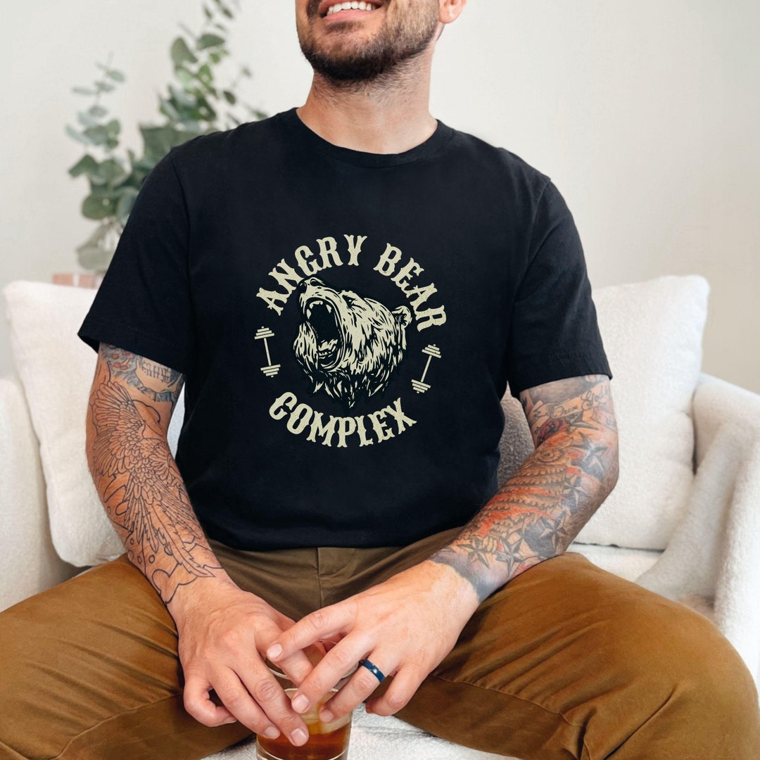 Bear Complex Fitness Shirt, Angry Bear Shirt, Fitness Enthusiasts ...