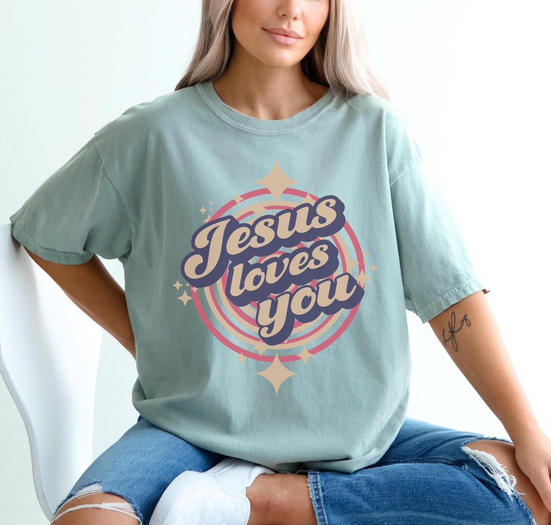 Bling Funny Jesus Boxy Tee-532