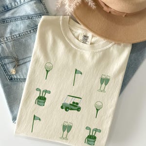 Golfing Comfort Colors Tee, Golf Shirt,  Golf Aesthetic, Cute Golfer Gift, Comfort Colors Tee for Golfers