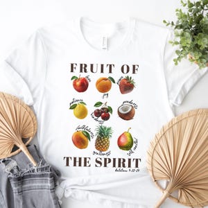 Fruit of the Spirit Tee | Christian Bella + Canvas T-Shirt | Galatians 5:22-23