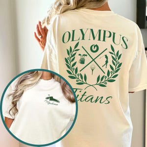Custom Olympus Golf Team Comfort Colors T-Shirt