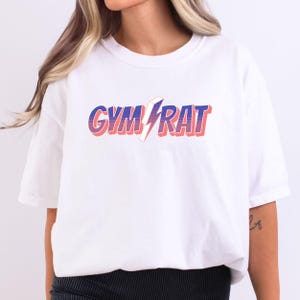 Gym Rat Comfort Colors T-Shirt, Bold & Sporty Workout Tee