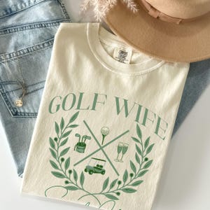 Golf Wife Social Club Shirt,  Wife Shirt, Wife Gift, Comfort Colors Tee for Wives of Golfers