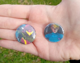 Metroid Samus Pin Set (1 INCH)