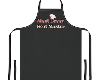 おもしろBBQエプロン 肉好きヒートマスター