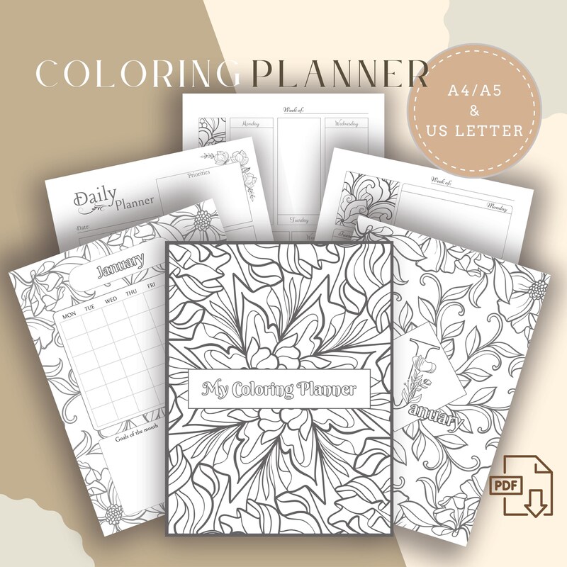 Printable Planner Pages - Etsy