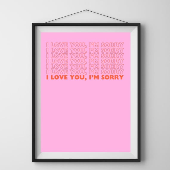 グレイシーエイブラムス - I Love You, I’m Sorry ポスター グレイシーエイブラムス - I Love You, I'm Sorry ポスター