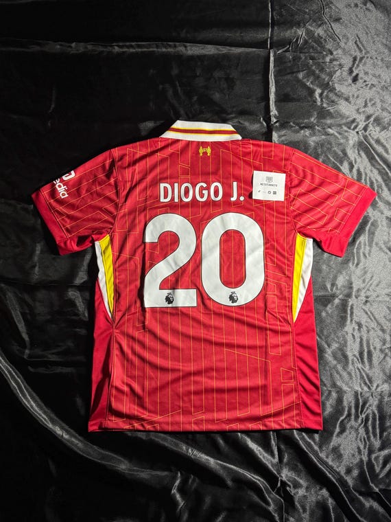 Liverpool 2024/25 Home Jersey Red Diogo Jota #20 - Etsy Israel