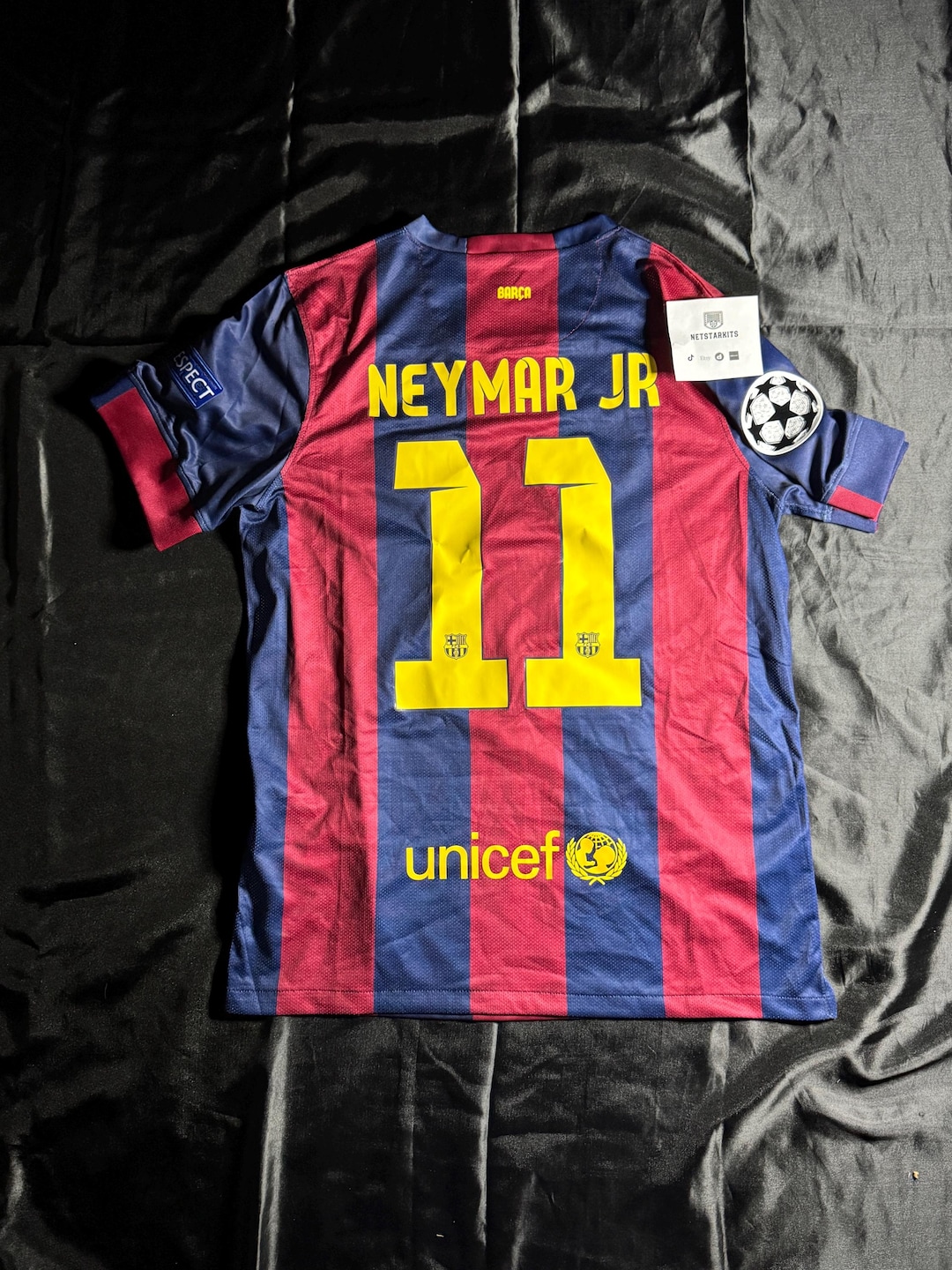 FC Barcelona 2014/15 Home Jersey Red Neymar Jr #11 - Etsy Denmark