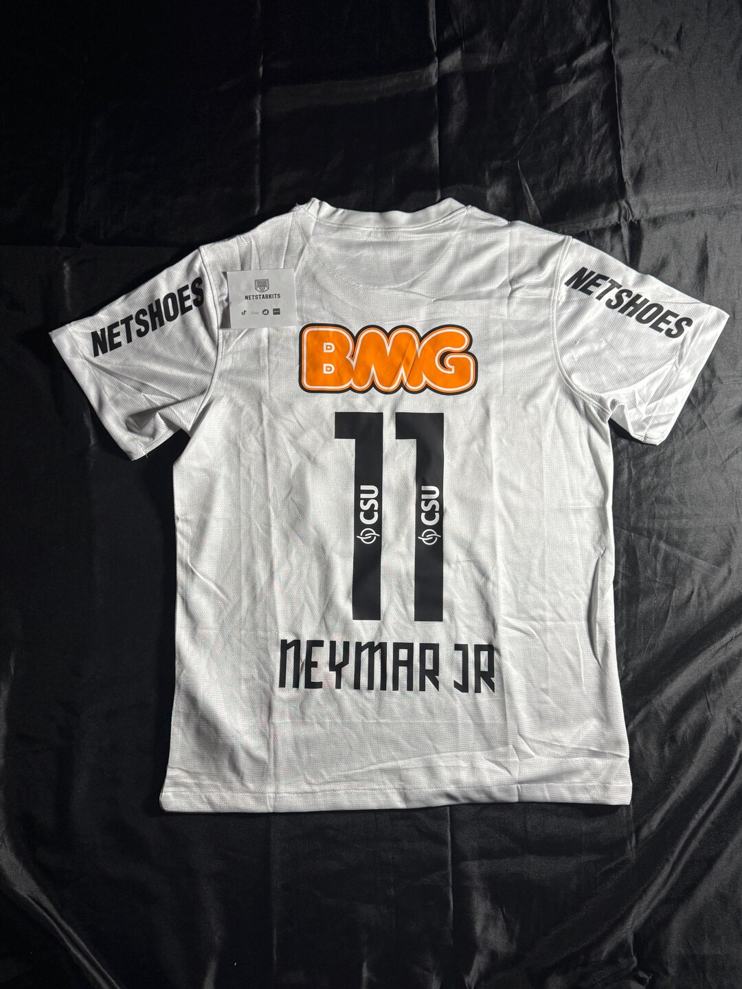 Santos FC 2011/12 Home Jersey White Neymar Jr #11 - Etsy