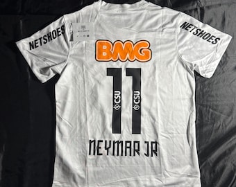 Santos FC  2011/12 Home Jersey White Neymar Jr #11