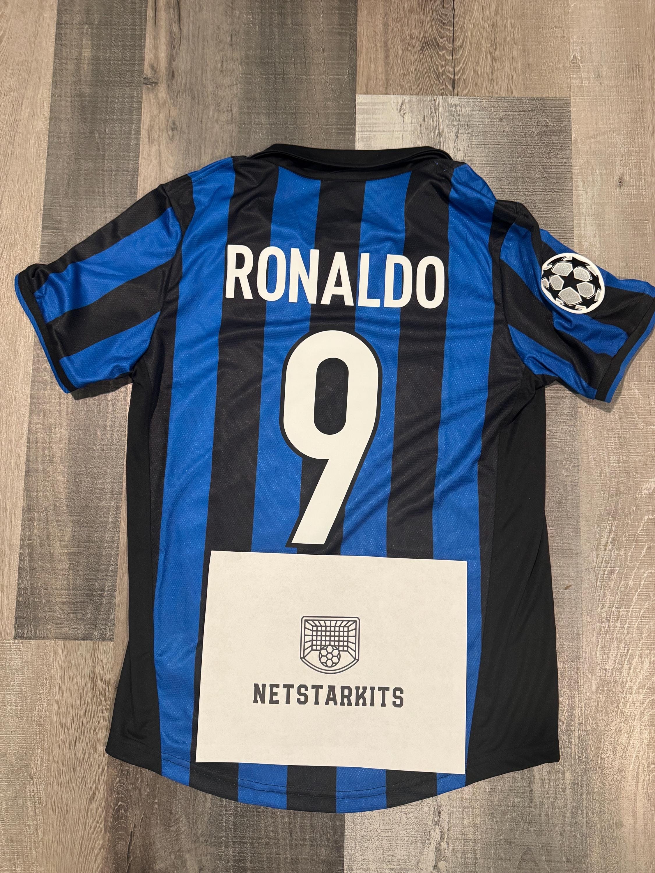 インテル サッカーユニホーム vintage Ronaldo 9 Inter Milan 1997-1998 Home Jersey - Ronaldo #9 Classic