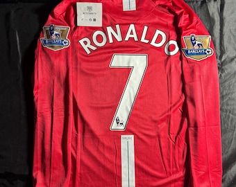 Manchester United 2007/08 Home Jersey Red Ronaldo #7