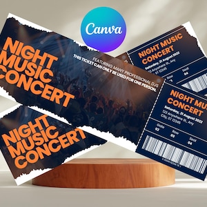 Bearbeitbare Metallica Konzertkartenvorlage, Metallica Ticket Geschenkandenken, Canva bearbeitbare digitale Vorlage Metallica Print oder Download