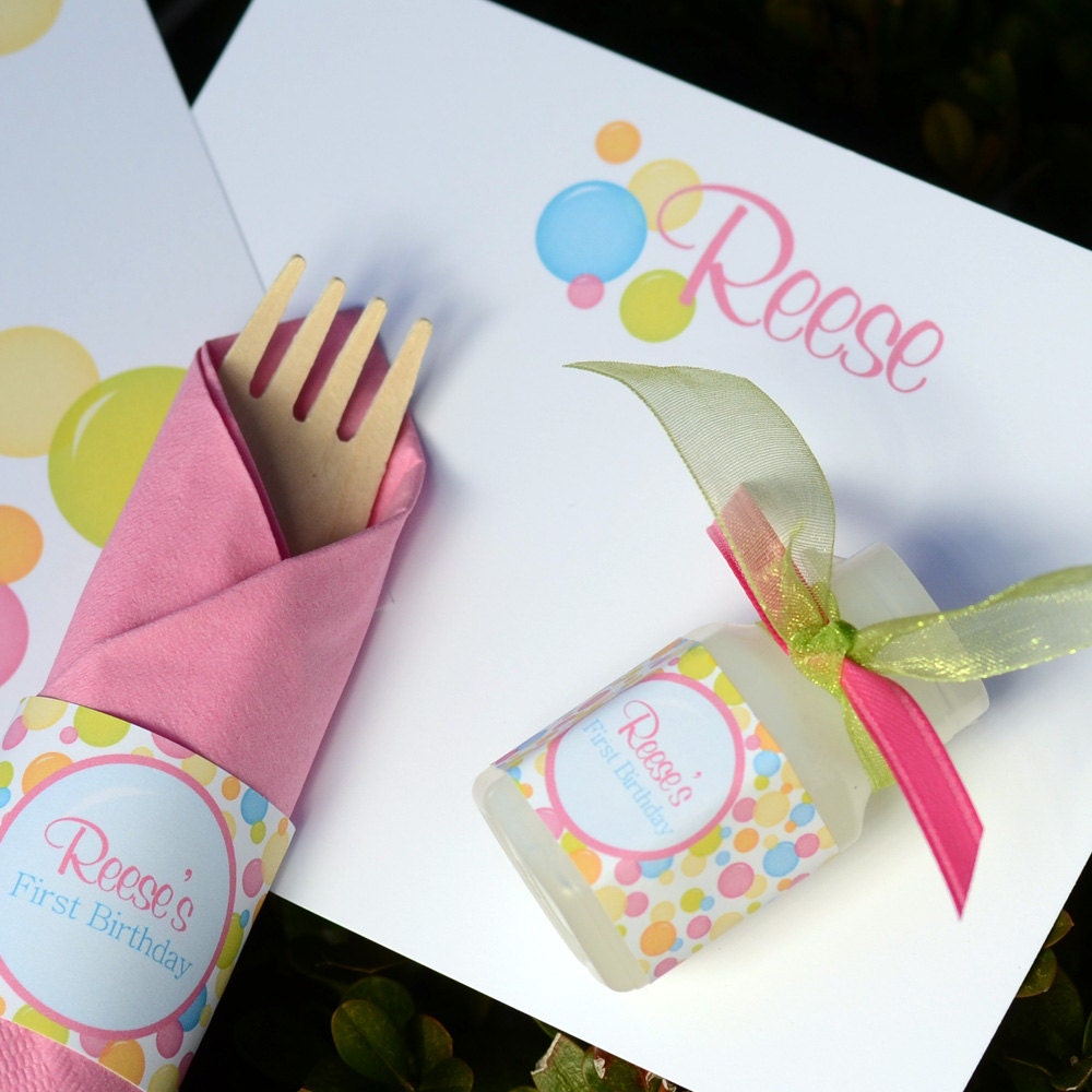 Bubbles Birthday Bash Printables Instant Download - Etsy