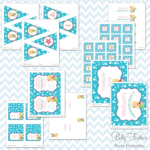 Mermaid Party Printables Instant Download The Madison Collection image 4
