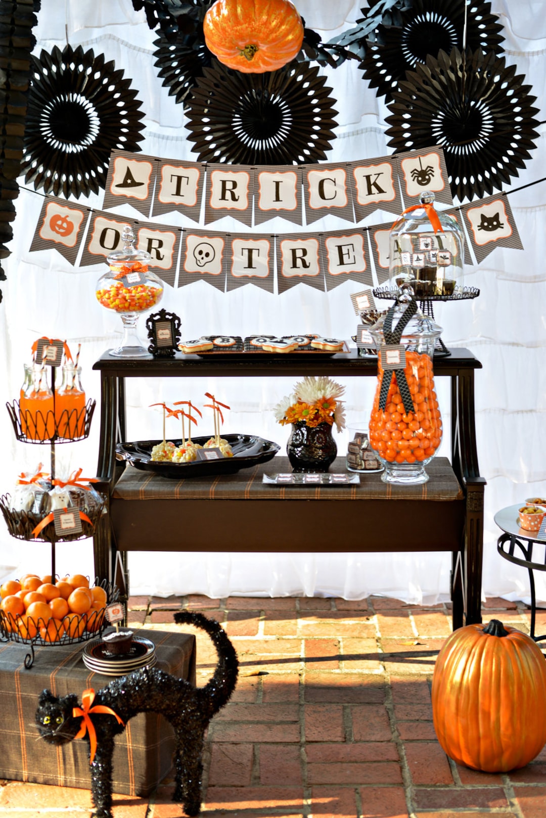 Halloween Printable Party Collection - Eerie &amp; Cheery - Etsy