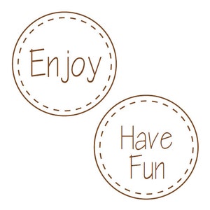 Enjoy & Have Fun Bubble Wand Gift Tags Customizable Text, Instant Download image 5