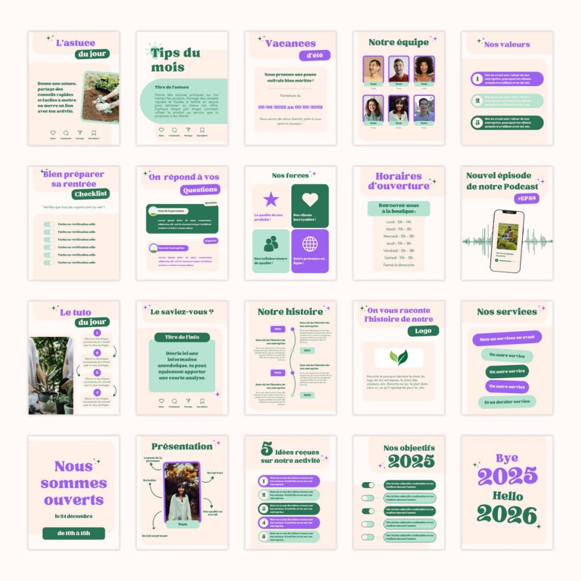 100 Customizable Canva Templates for Landscaping & Green Businesses