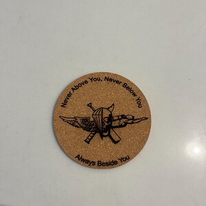 USMC Recon Custom Coasters - Set of 4