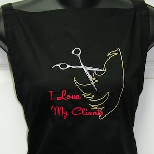 Personalized Embroidered Professional Hair Stylist Beautician Apron~Salon Quality Apron~FREE SHIP
