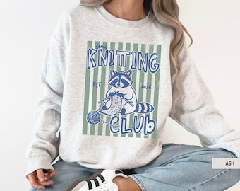 Knitting Shirt, Funny Knitting Shirt, Yarn Lover Shirt, Knitter Gift, Funny Knitting Shirt, Crafty Gift, Knitting Gifts, Raccoon Shirt