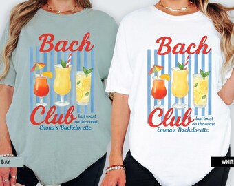 Personalized Bachelorette Shirts, Beach Bachelorette Party, Coastal Bride Shirt, Team Bride Shirt, Bach Club Shirts, Bridal Party Tee