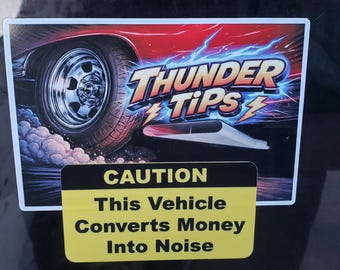 THUNDER TiPs (since 2004) - for side exit exhaust-ONE PAIR