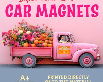 Car Magnet Custom Super CUTE, Custom Logo for Your Car Van Truck, High Quality, Free Shipping, Die Cut Options, SUPER Cute Car Magnets