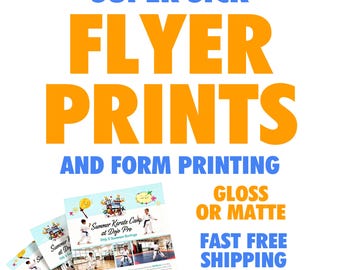 Flyer Printing, Form Printing, Flyer Prints, Form Prints, Promotional Flyer Prints