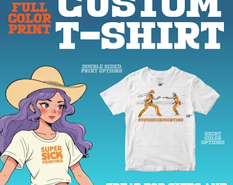 Custom Printed T-Shirts: Personalized Design, Full Color