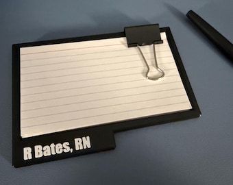 Personalized Healthcare Report Board | Nurse, EMT, Paramedic, RT & Medical Report Sheet Holder
