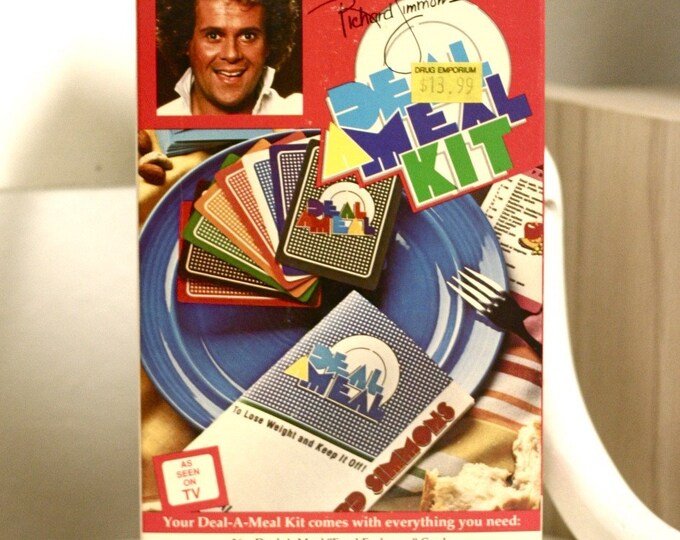 Vintage Richard Simmons 1987 Deal-a-meal Diet Kit - Etsy