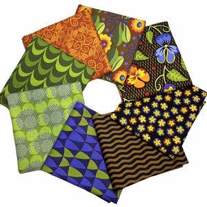 Gloriosa Garden 10 Piece Fat Quarter Bundle - Jane Sassaman Gloriosa Garden 10 Piece Fat Quarter Bundle - Jane Sassaman