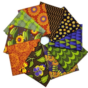 Gloriosa Garden 10 Piece Fat Quarter Bundle - Jane Sassaman Gloriosa Garden 10 Piece Fat Quarter Bundle - Jane Sassaman