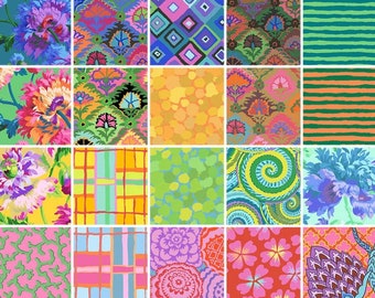 Bright Fat Quarter Bundle - 20 Fat Quarters - by Kaffe Fassett Collective for Free Spirit Fabrics