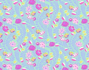 Untamed - Flowerfield - Cosmic - by Tula Pink for Free Spirit fabrics  - Sold by the Yard - Shipped as Continuous Yardage