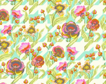 Untamed - Puppy Love - Moonbeam - by Tula Pink for Free Spirit fabrics - Sold by the Yard - Shipped as Continuous Yardage