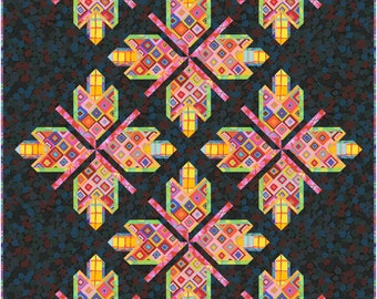 Theia Quilt Kit with Kaffe Fassett fabrics by Tammy Silvers for Free Spirit Fabrics